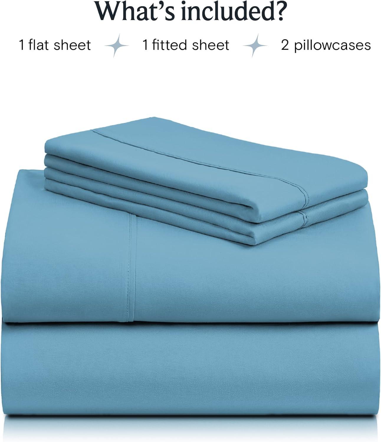 Rayon From Bamboo Solid Performance Sheet Set - Luxclub