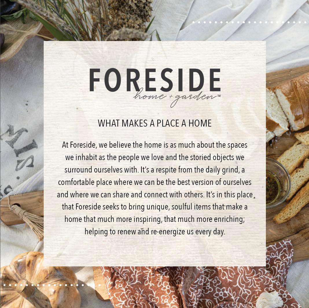 Foreside Home & Garden White Wood Picture Frame