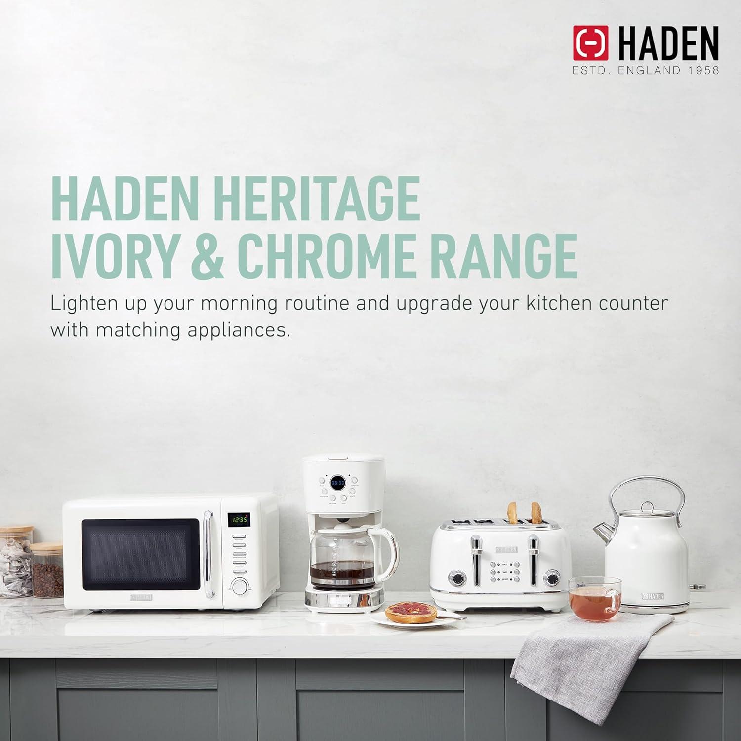 HADEN Heritage Ivory 4-Slice Toaster