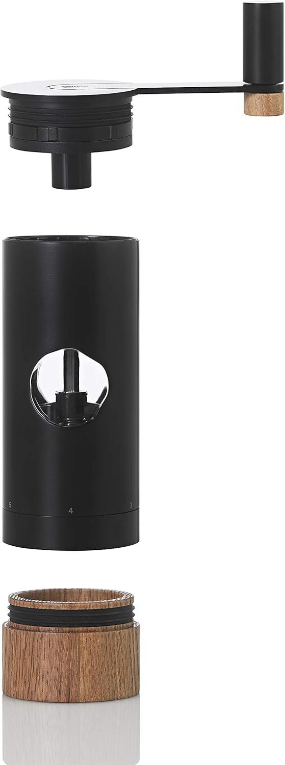 AdHoc Black and Wood Manual Salt and Pepper Grinder