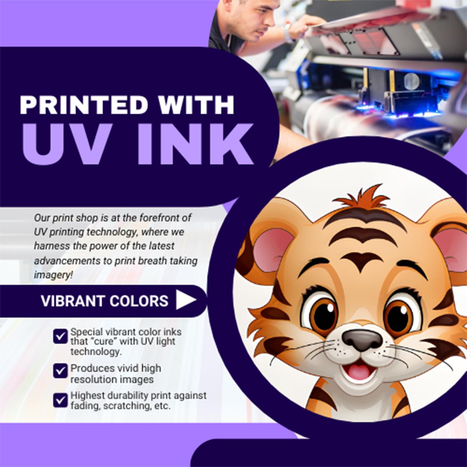 Premium Vinyl Jungle Animal Wall Decals for Nursery & Kids' Room