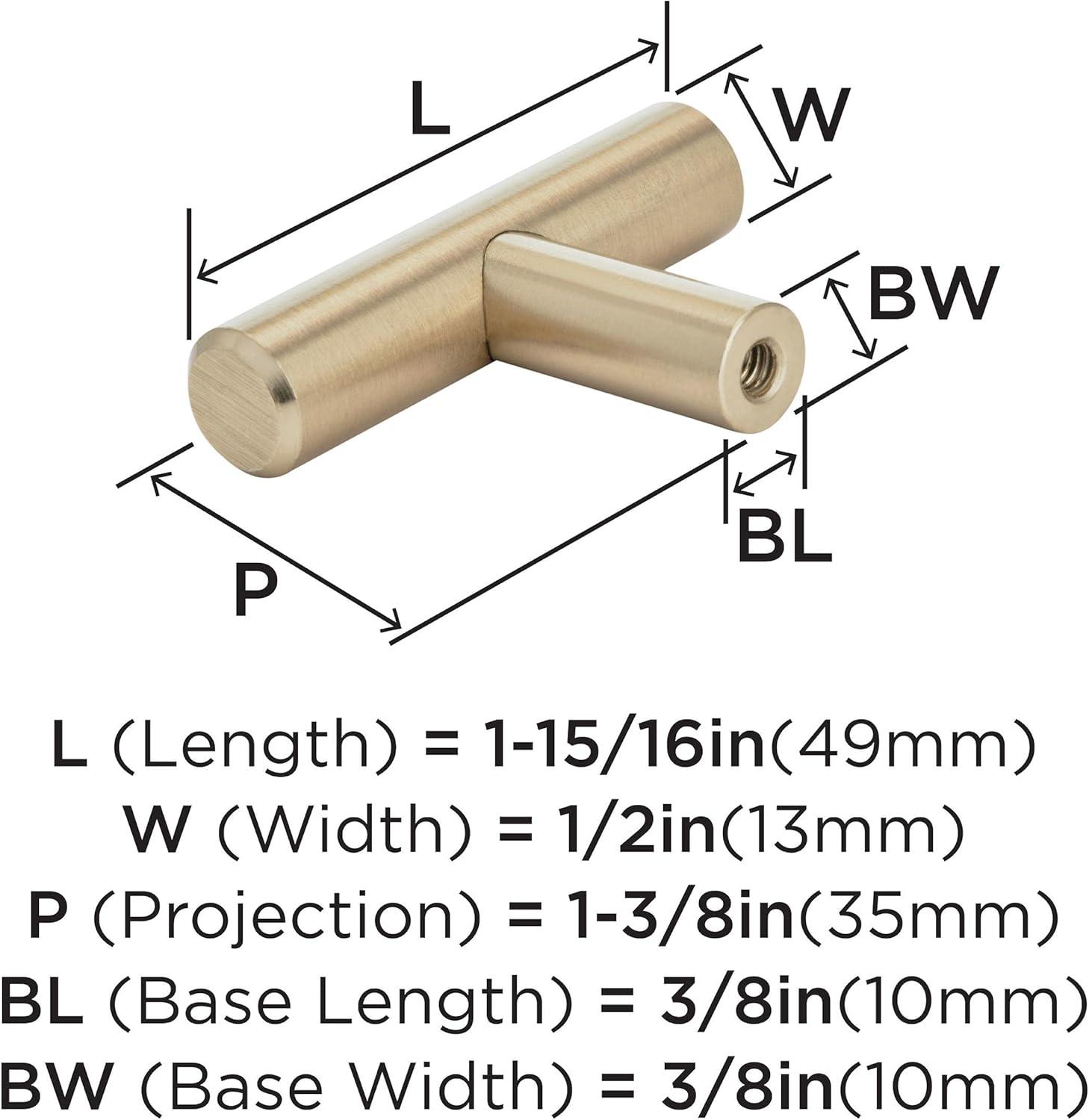 Bar Pulls 1 15/16" Length Bar Knob