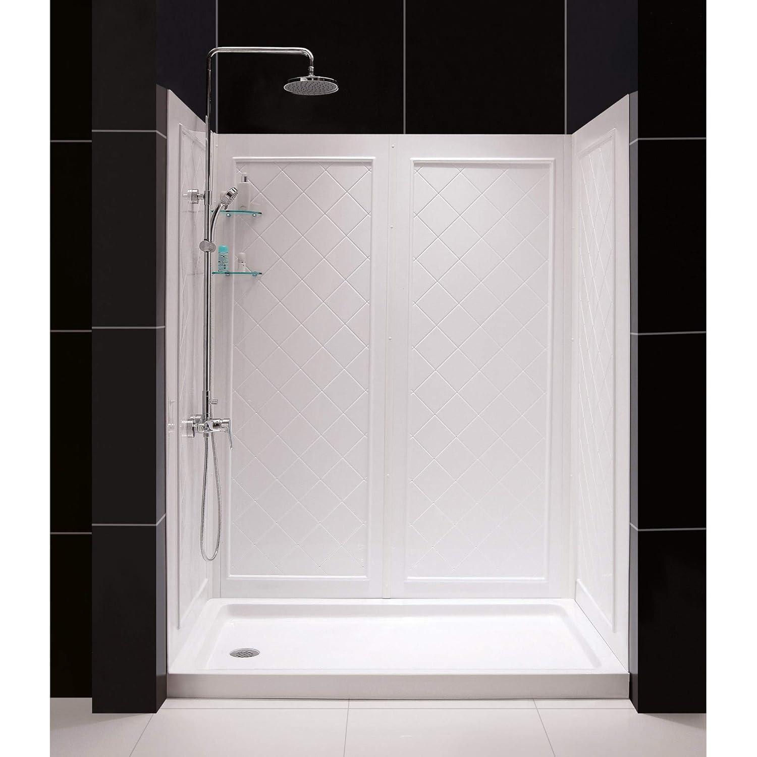 Visions 60" x 36" x 76.75" Frameless Shower Enclosures