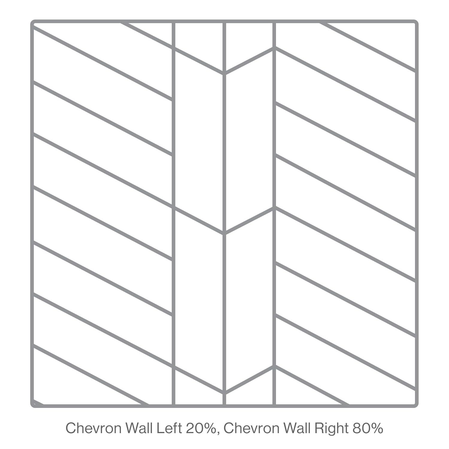 Bedrosians Sorrento Gloss Ceramic Tile 2.5" x 10", Right-Side, Fiore (18-Pack, 3.26 SF)