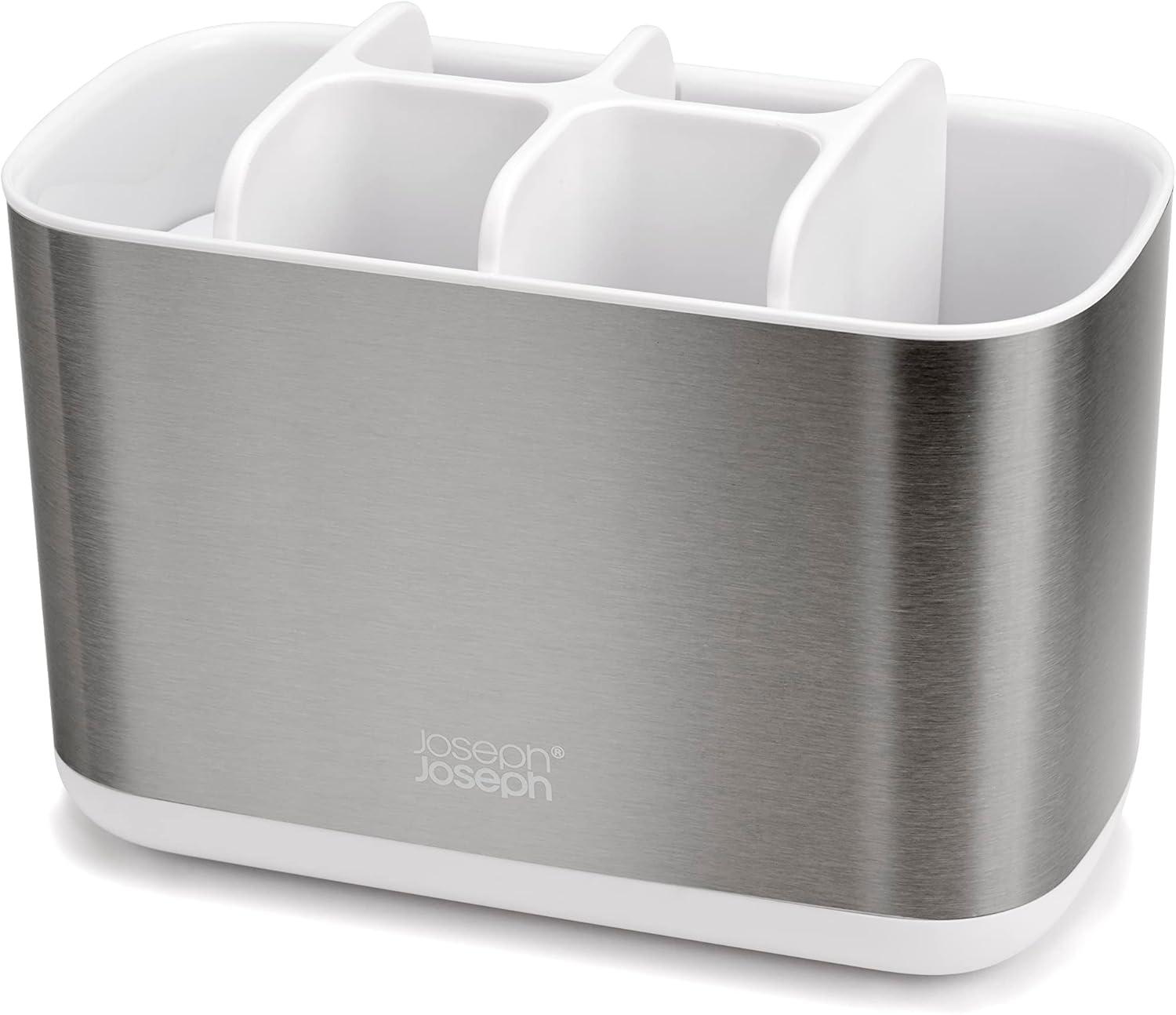 Joseph Joseph EasyStore Stainless Steel Large Toothbrush Holder