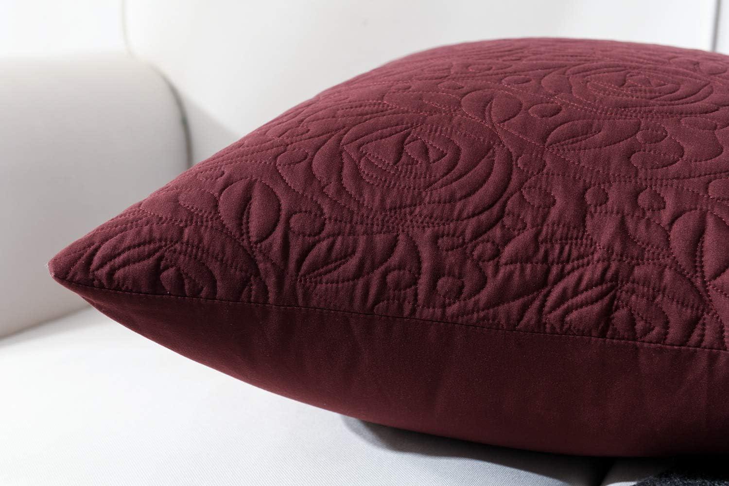 Embroidered Pillow Cover