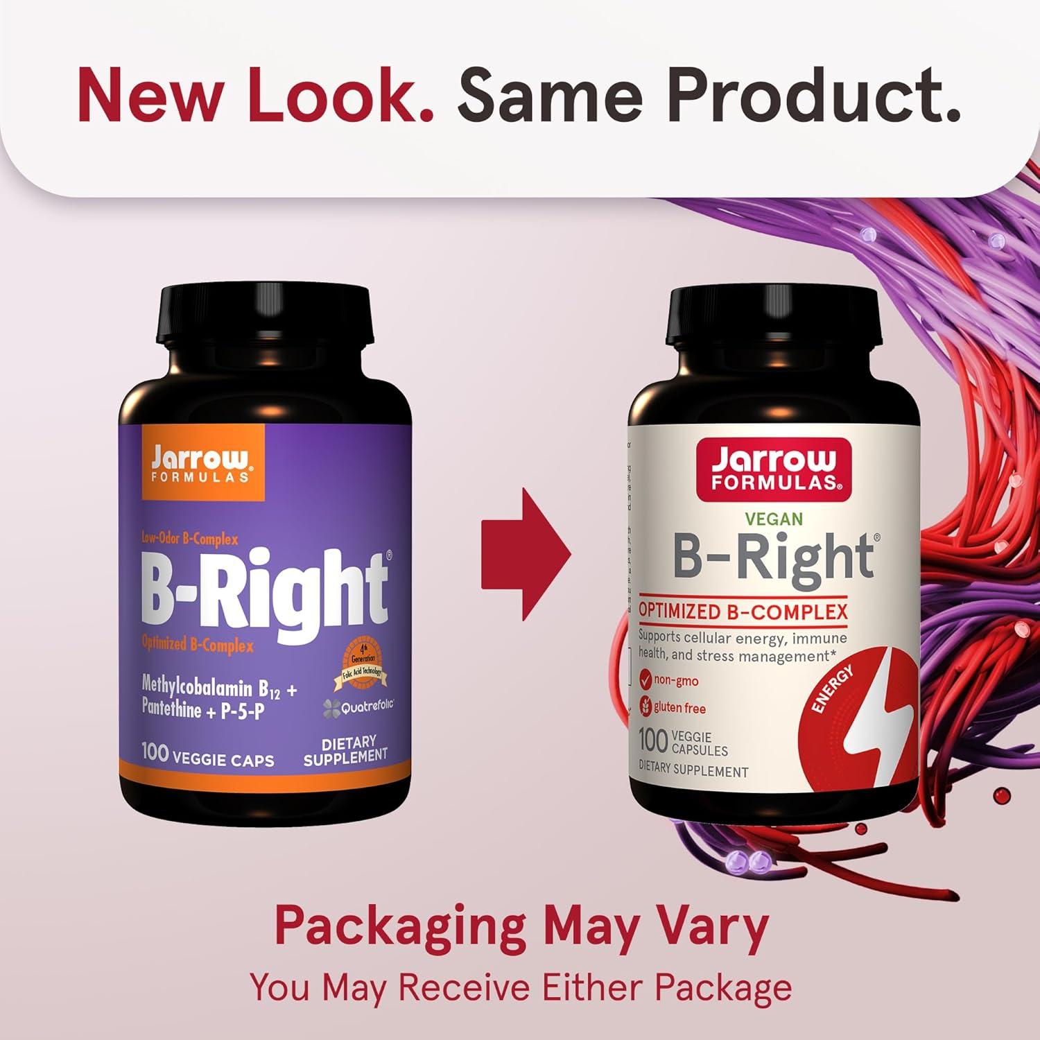 Jarrow Formulas, Inc. Vegan B-Right Optimized B-Complex 100 Veg Caps