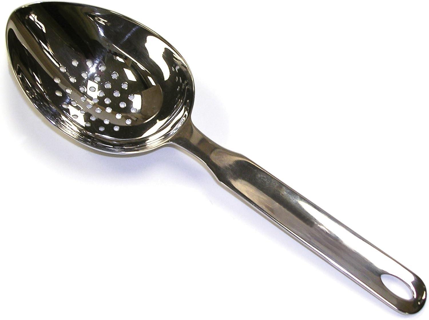 10.25" Stainless Steel Ice Scoop with Drain Holes