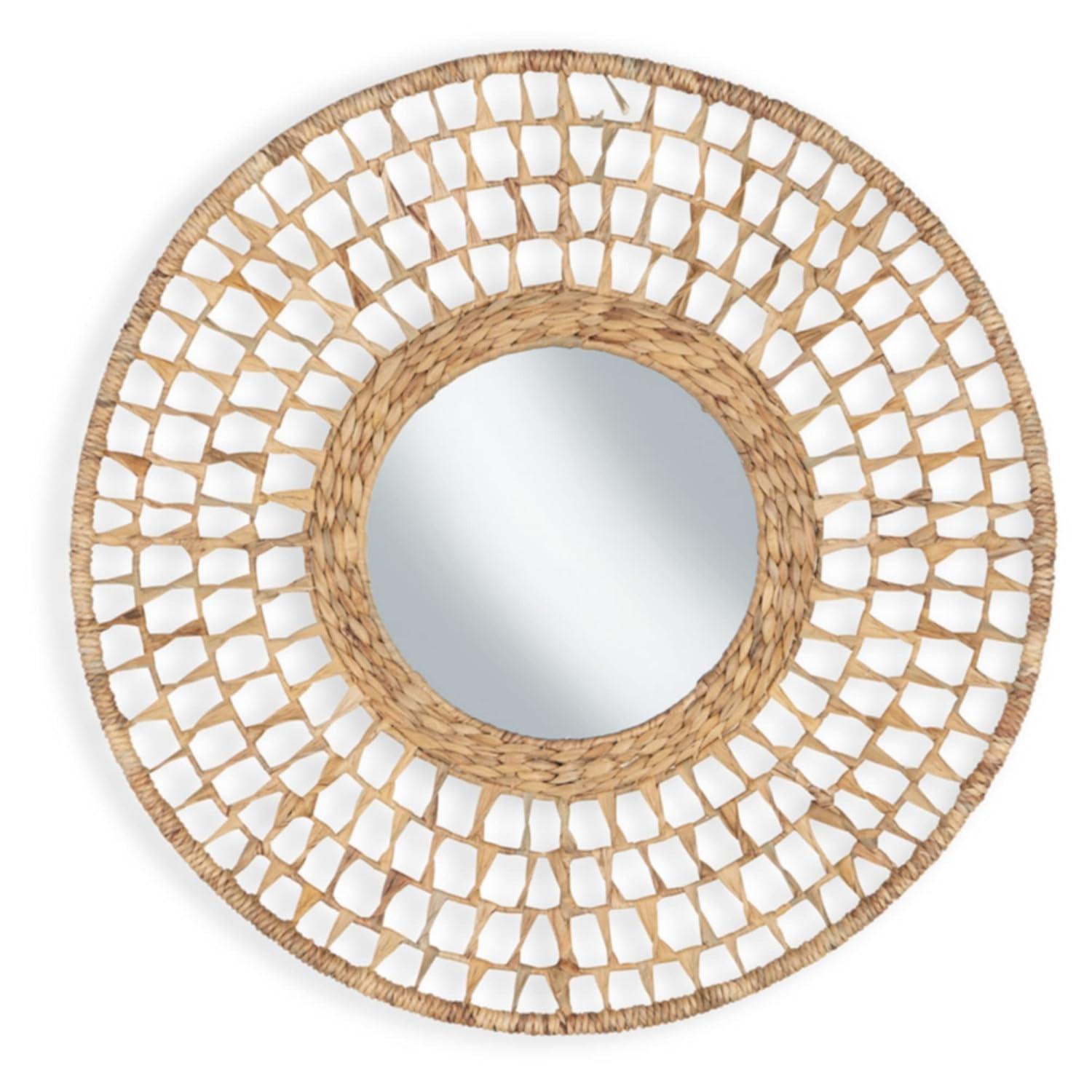 Signature Design by Ashley Casual Deltlea Accent Mirror  Natural