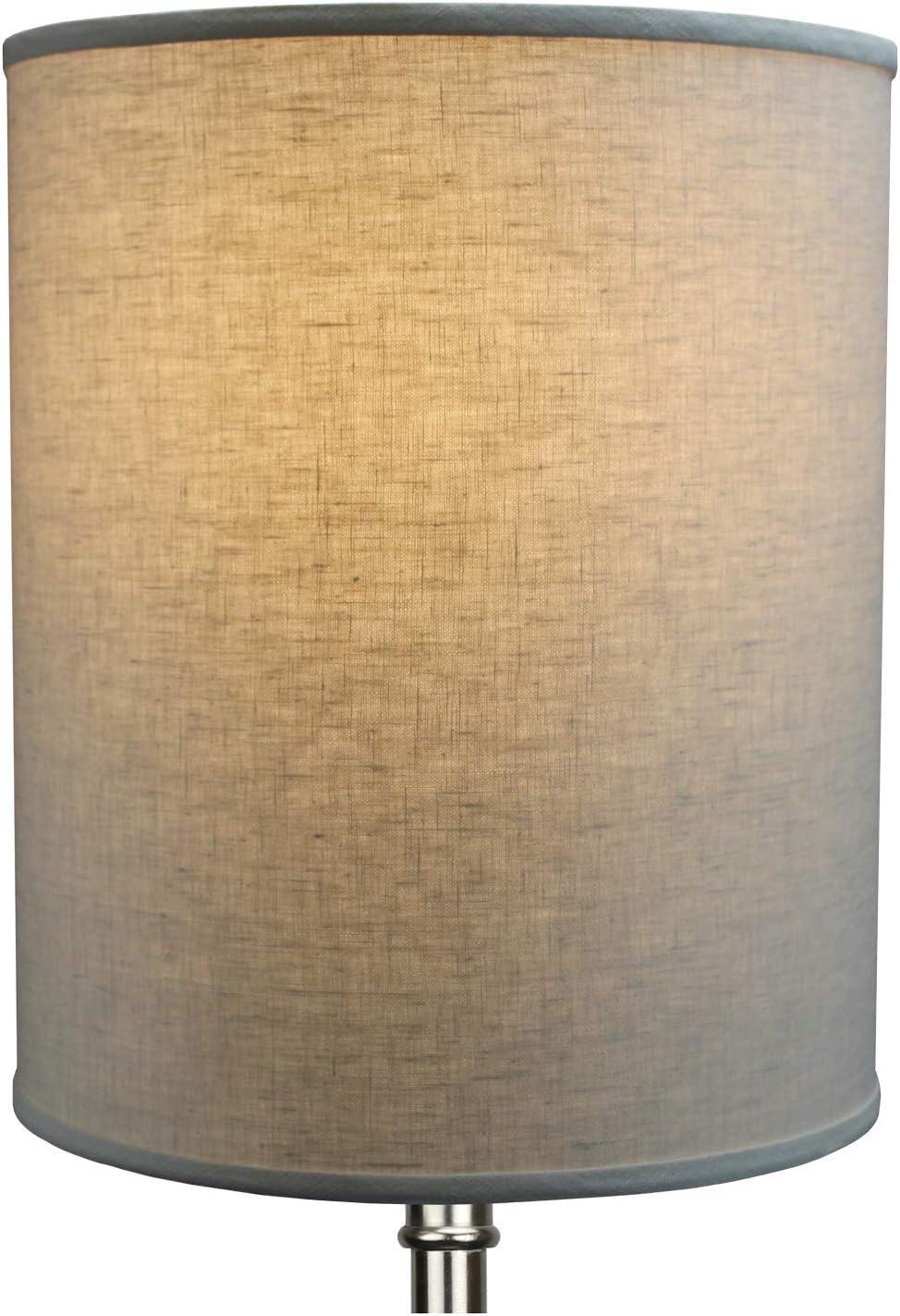 14" Natural Linen Drum Lamp Shade