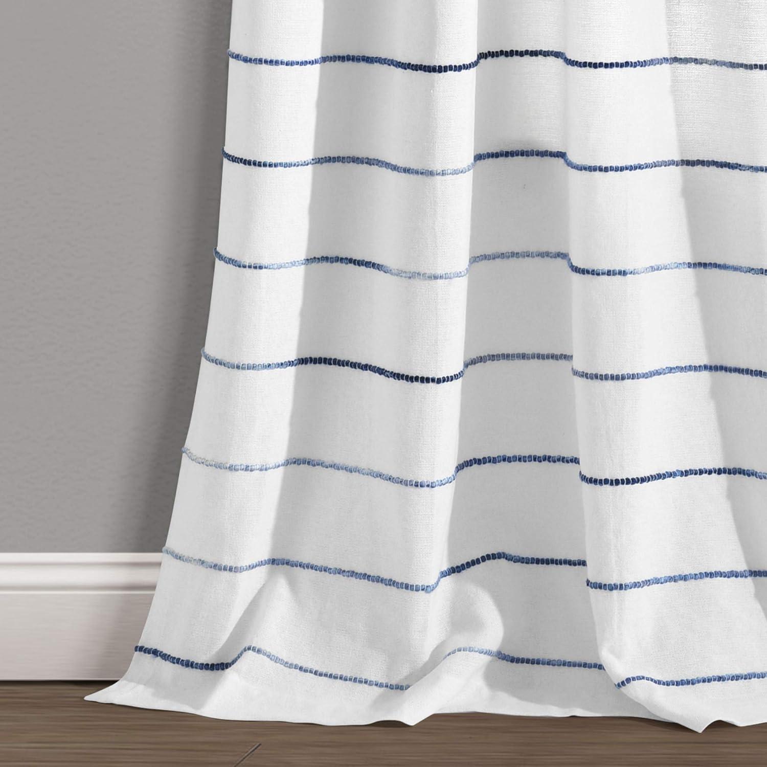 Lush Decor Reyna Semi Sheer Curtain Pair (Set of 2)