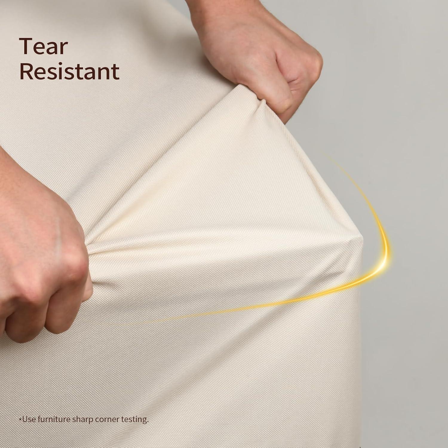 Arlmont & Co. Patio Furniture Covers Waterproof,Outdoor 3-Seater Sofa Cover Fits Up To 79W X 38D X 35H Inches