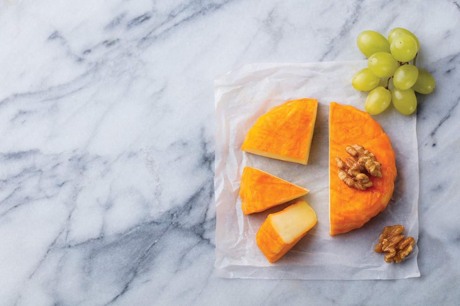 Fox Run Marble Pastry Rolling Pin Board Smooth with Rounded Edges 20" x 16" Grey