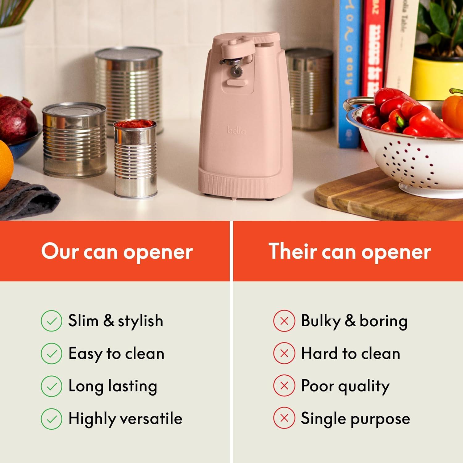 bella Electric Can Opener Blossom