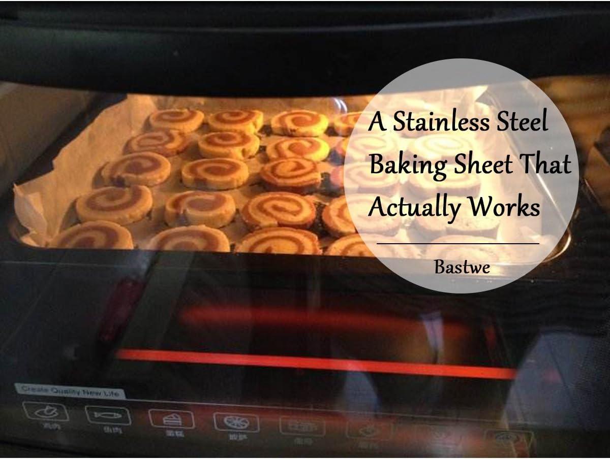 Anadea Baking Sheets Set Of 5, Stainless Steel Baking Pan Tray Cookie Sheet, Size 10 X 8 X 1 Inch, Non Toxic & Healthy, Rust Free & Easy Clean | Wayfair