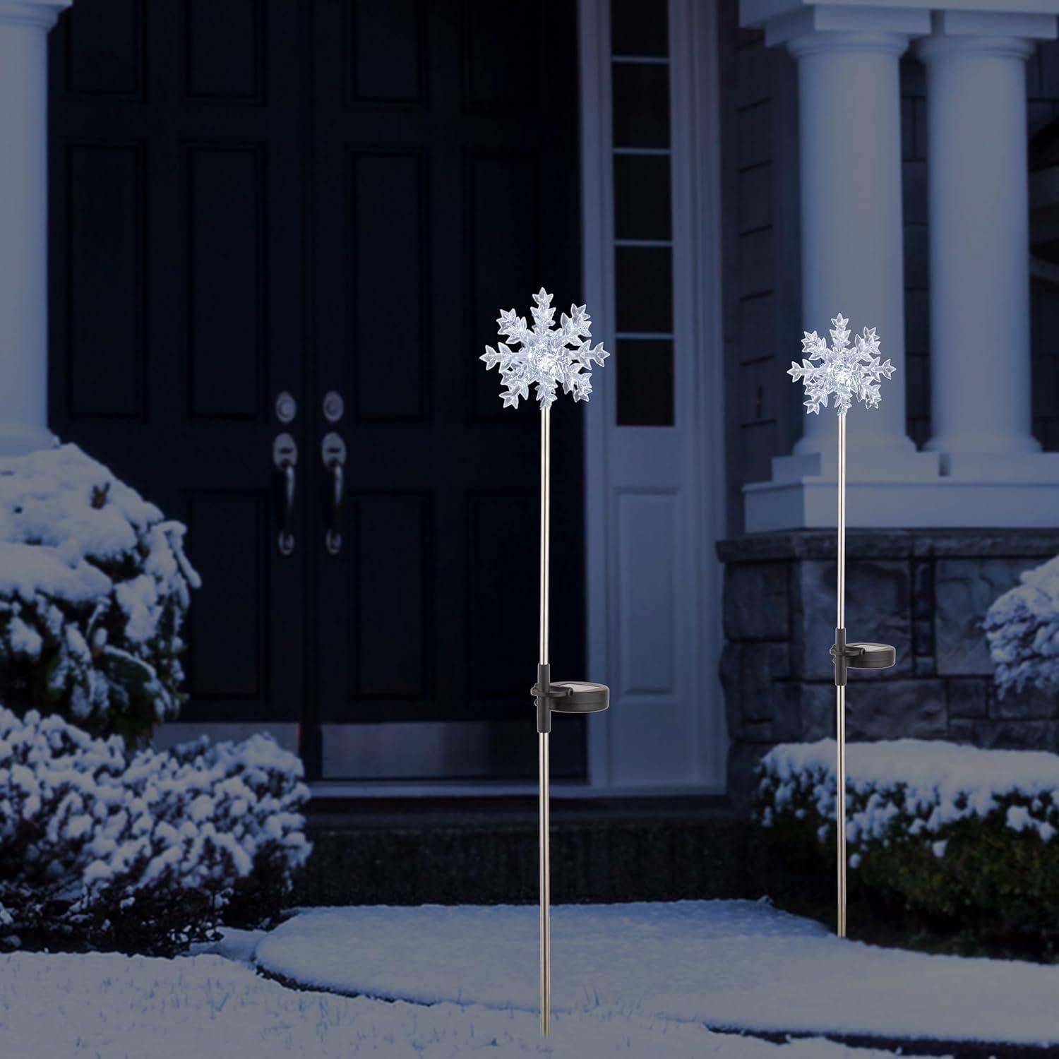 Snowflake Garden Stake