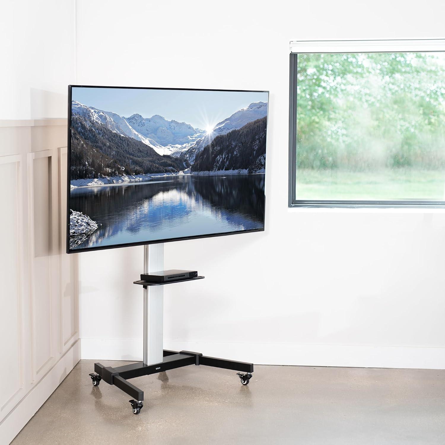 Vivo Heavy Duty TV Cart for 32" to 83" Screens, STAND-TV09