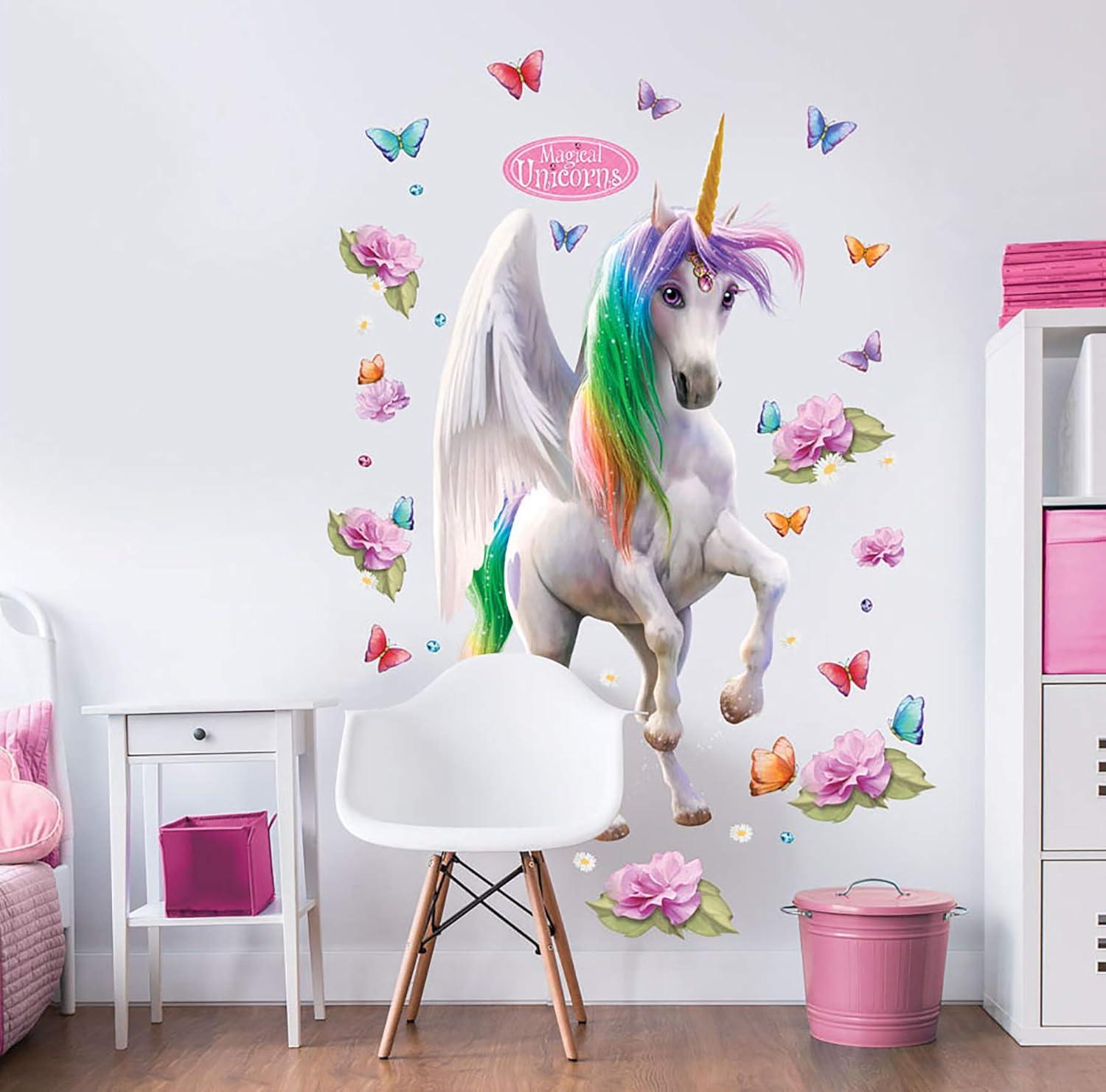WallPops! Magical Unicorn Peel & Stick Border