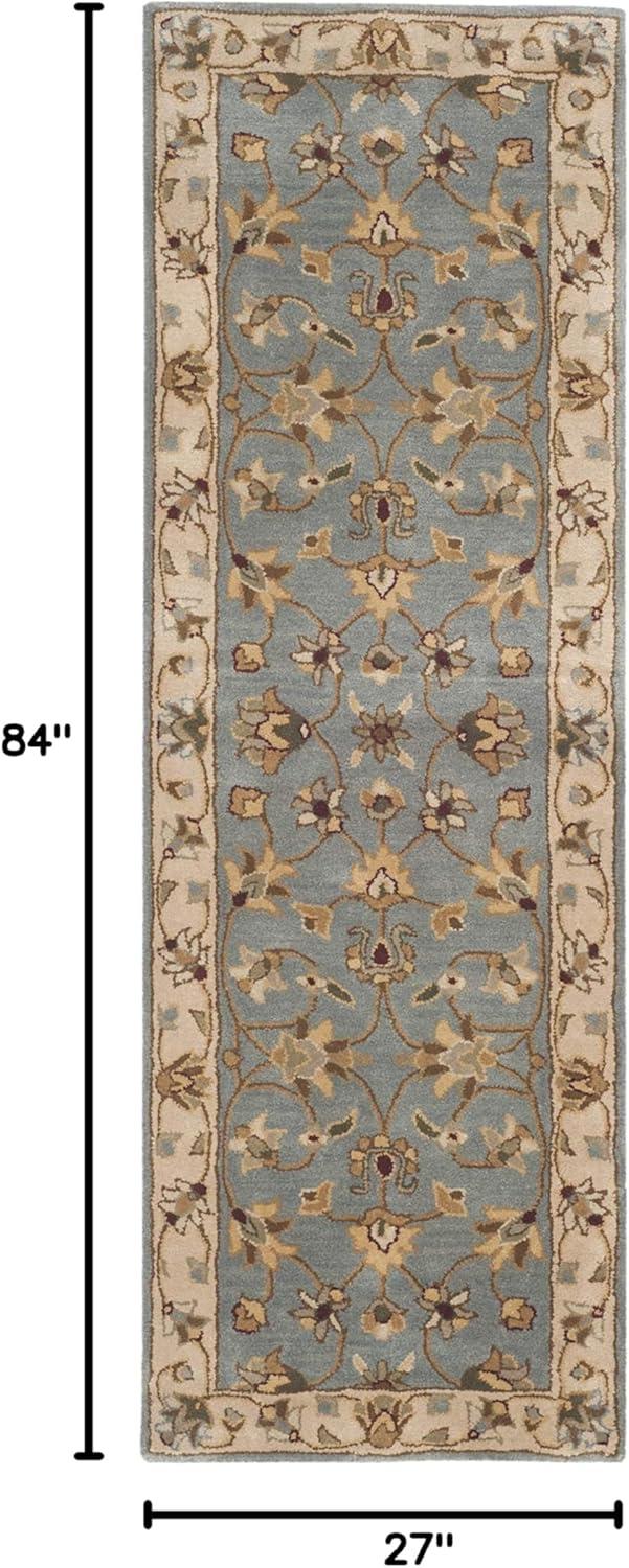 Royalty ROY343 Hand Tufted Area Rug - Blue/Beige - 6'x9' - Safavieh.