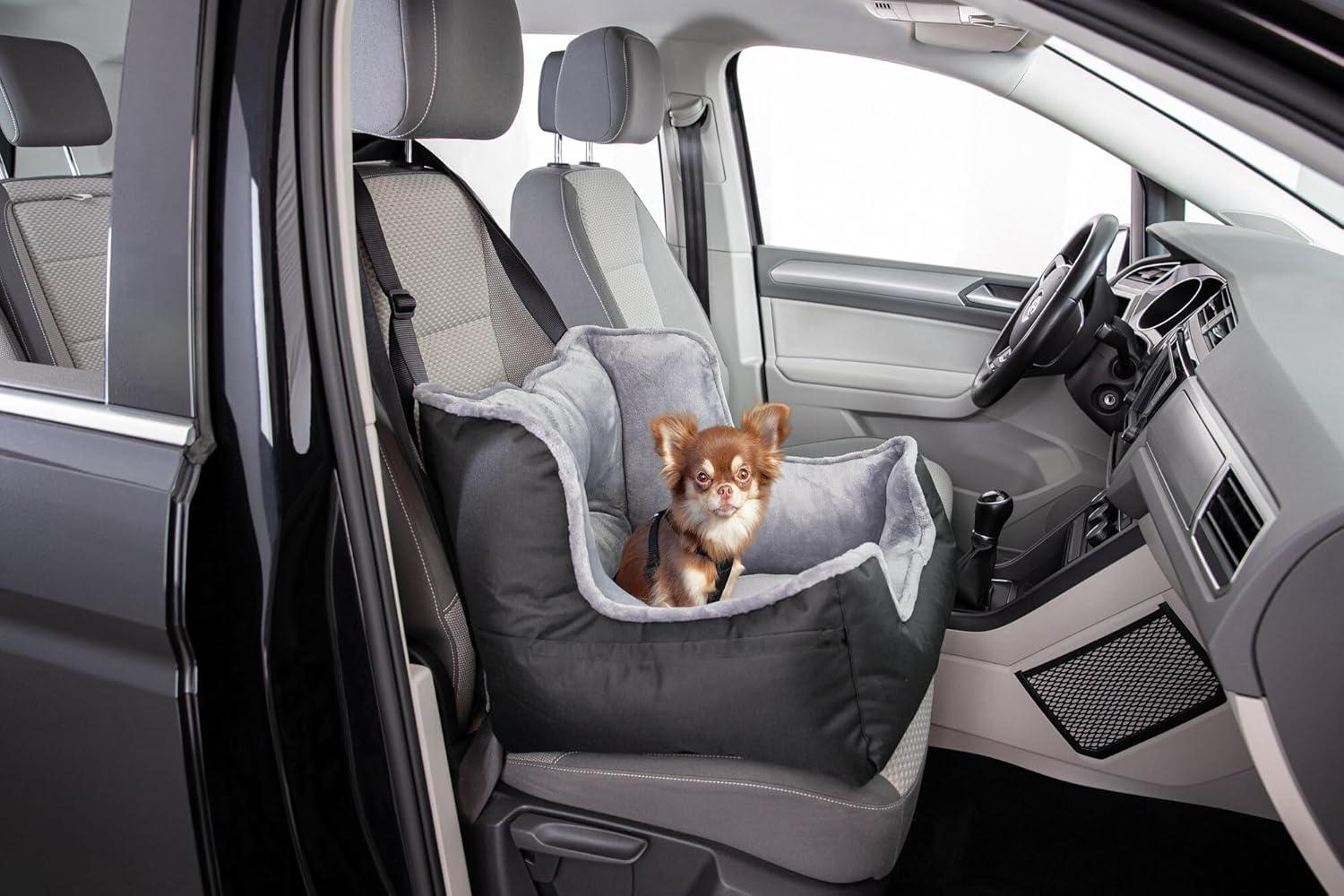 TRIXIE TRIXIE Convertible Deluxe Dog Car Seat for Small Dogs, Dog Booster Seat, Travel Pet Bed