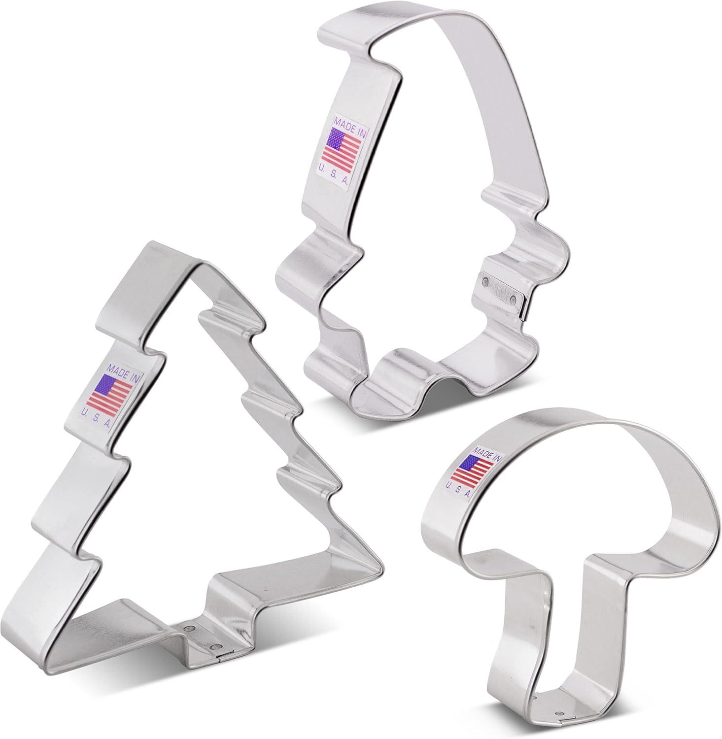 Ann Clark Gnome Cookie Cutter Set, 3-Piece, Made in USA