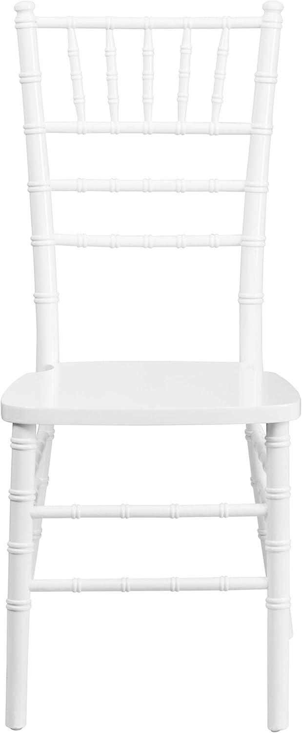 Flash Furniture HERCULES Series White Wood Chiavari Chair