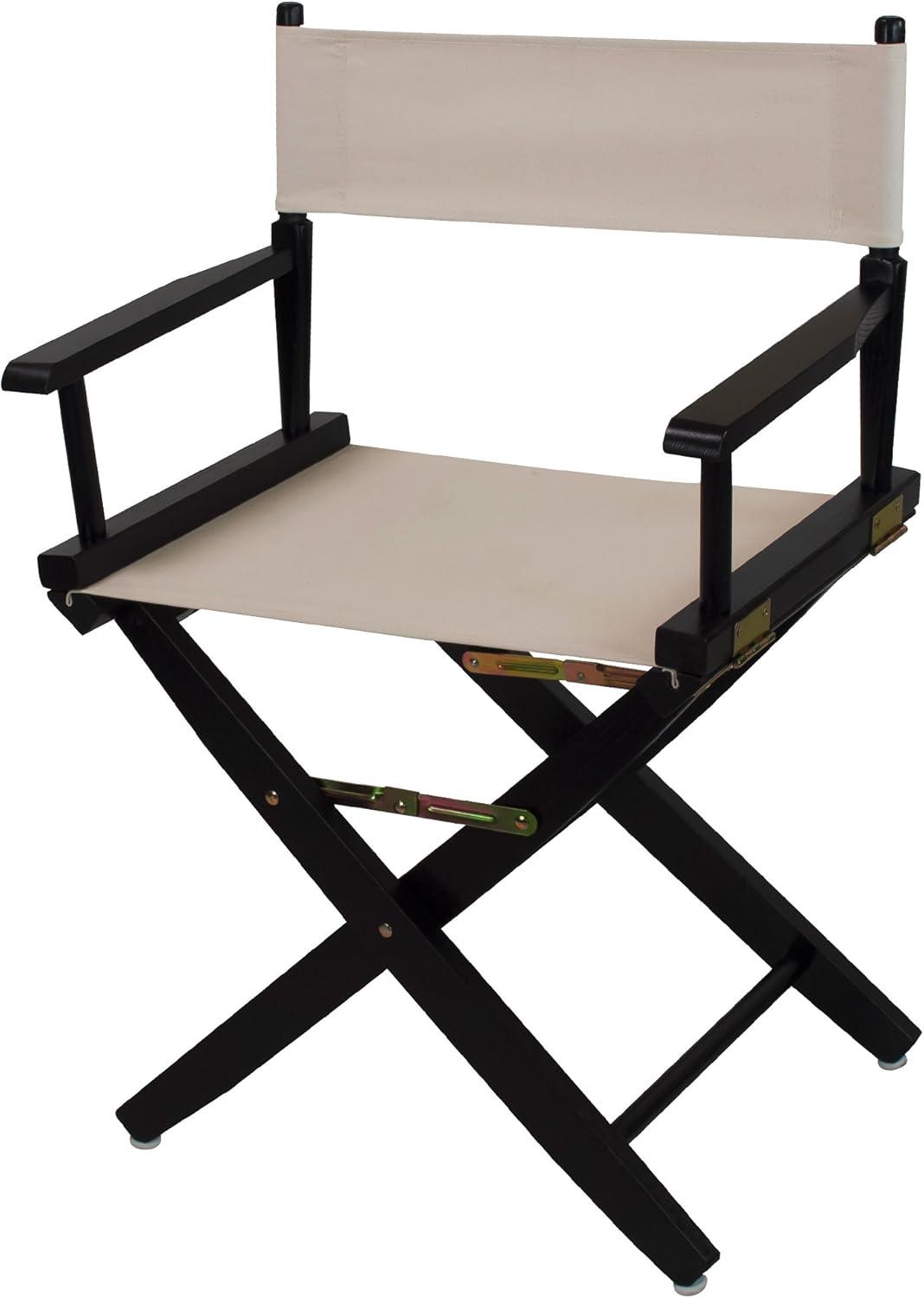 Extra-Wide Premium 18 in. Hardwoods Standard Height Directors Chair