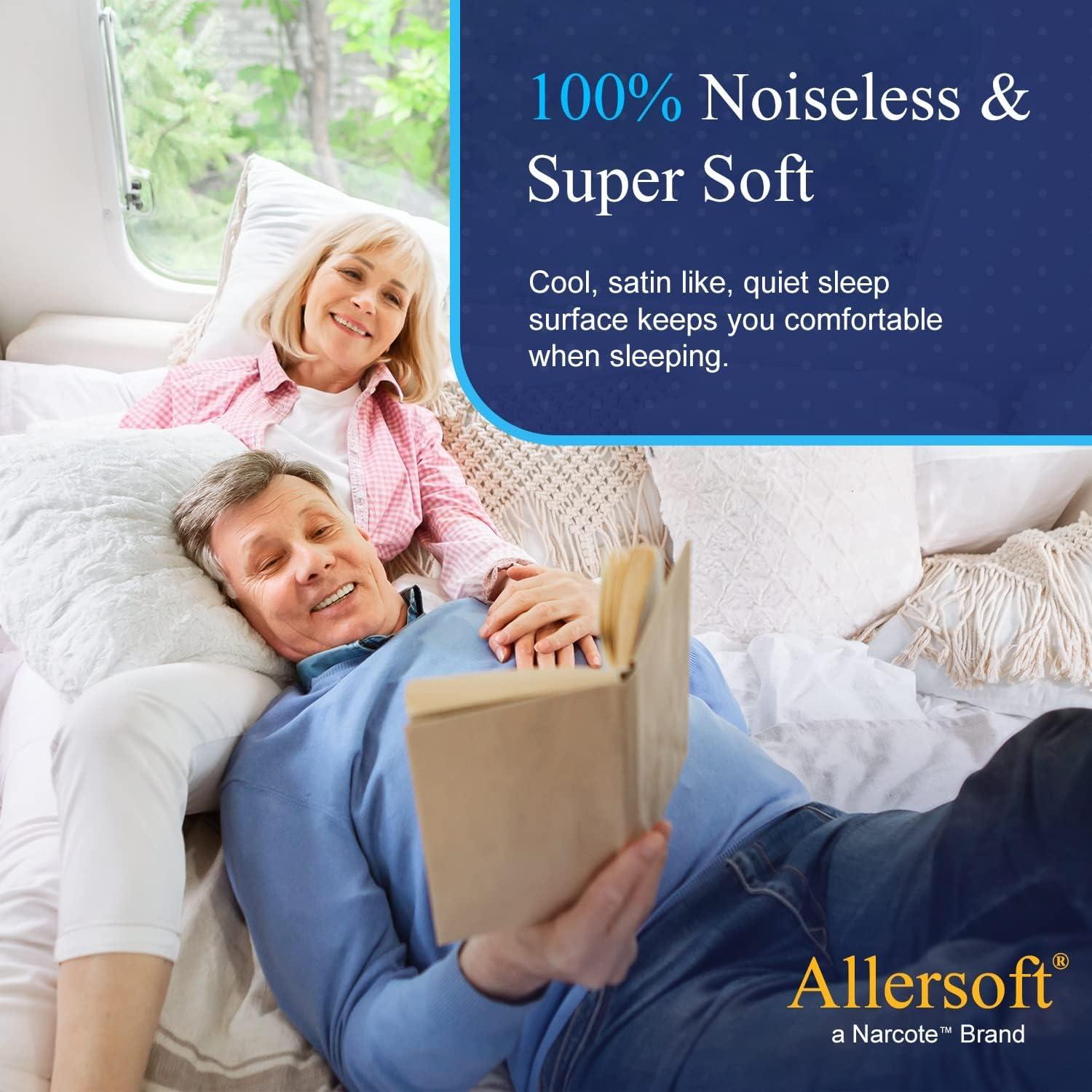 RV 6 Sided Zippered Mattress Protector with Secure Locking Zipper. Creates a seal around your mattress from Bed Bugs, Dust Mites, Allergens & Liquids from entering. Oeko-Tex certified & BPA- Free