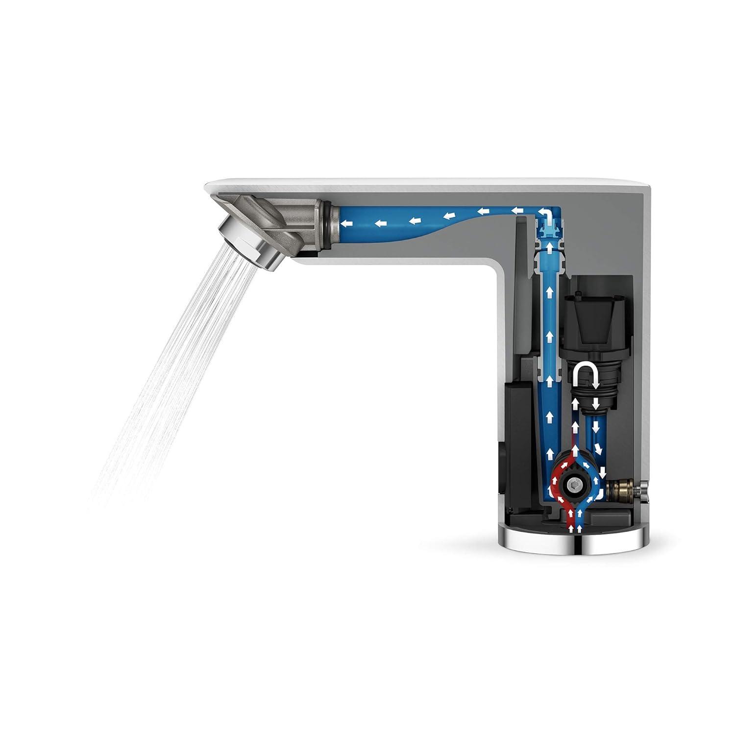 Modern Chrome Touchless Electronic Bathroom Sink Faucet