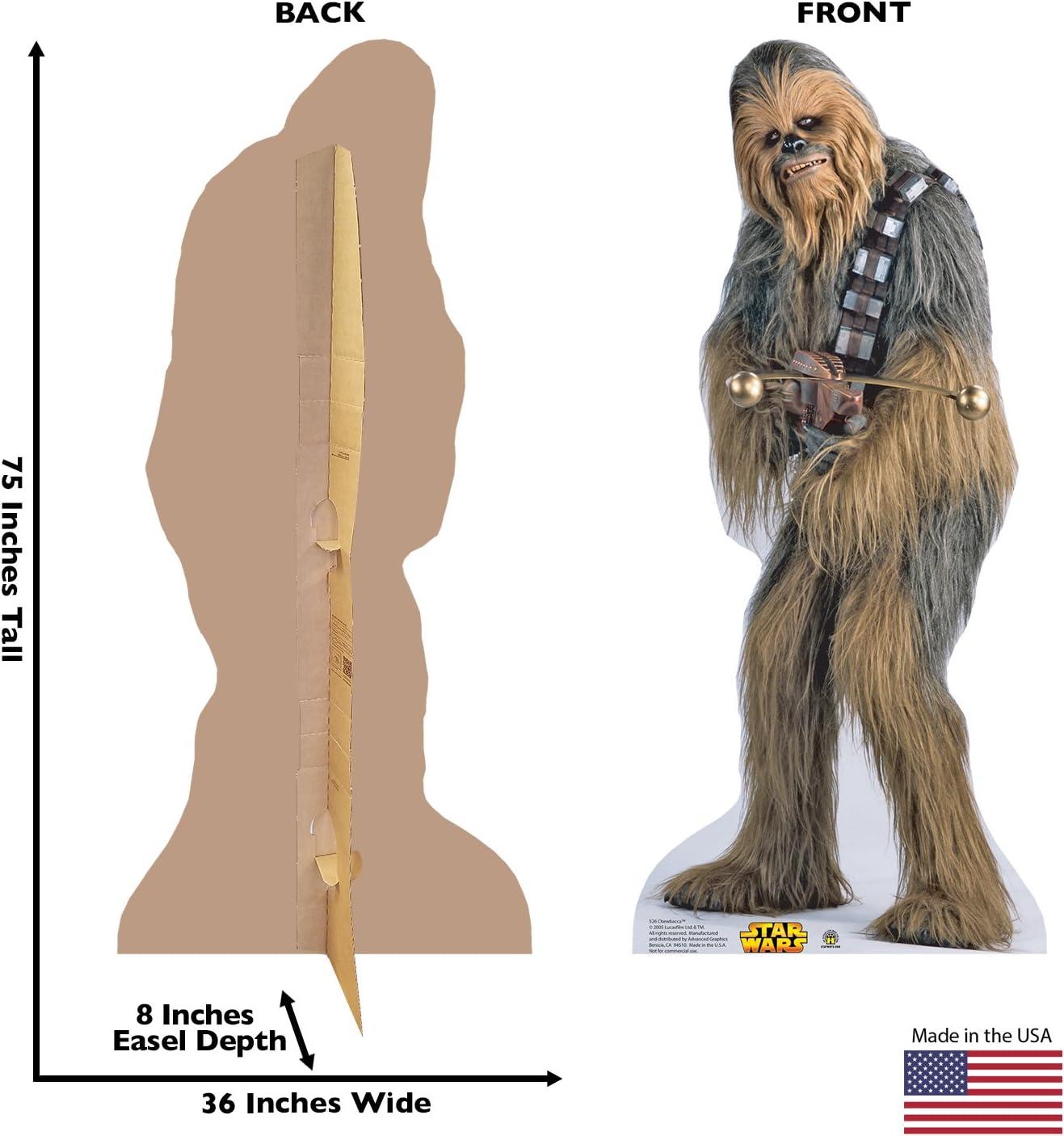 Chewbacca Life-Size Cardboard Cutout Standee - 75" Tall