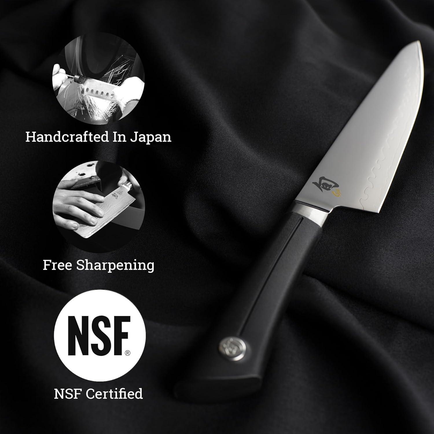 Shun Sora Chef Knife, 8 inch Stainless Steel Blade, Handcrafted in Japan