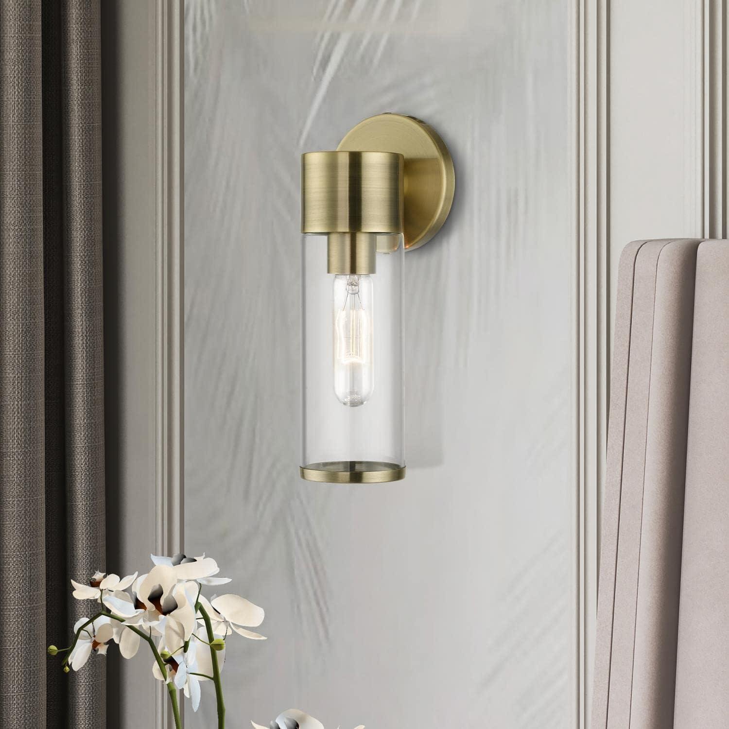 Livex Lighting Banca 1 - Light Sconce in  Antique Brass