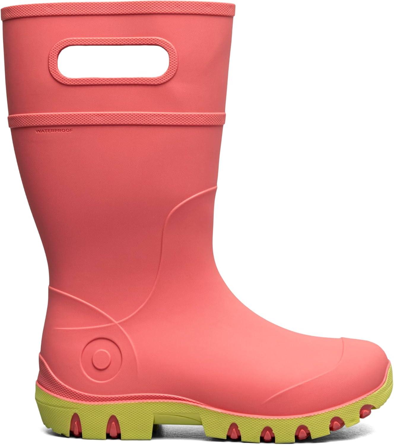 Bogs Footwear Kids Rainboots Essential Rain Tall; Pink; 13 Little Kid M