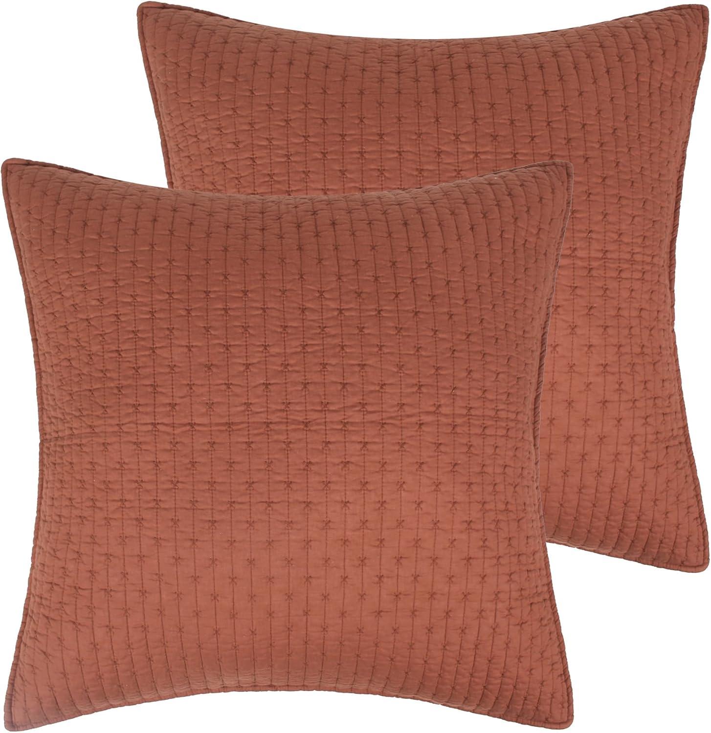 Cross Stitch Euro Sham Set of 2 - Levtex Home