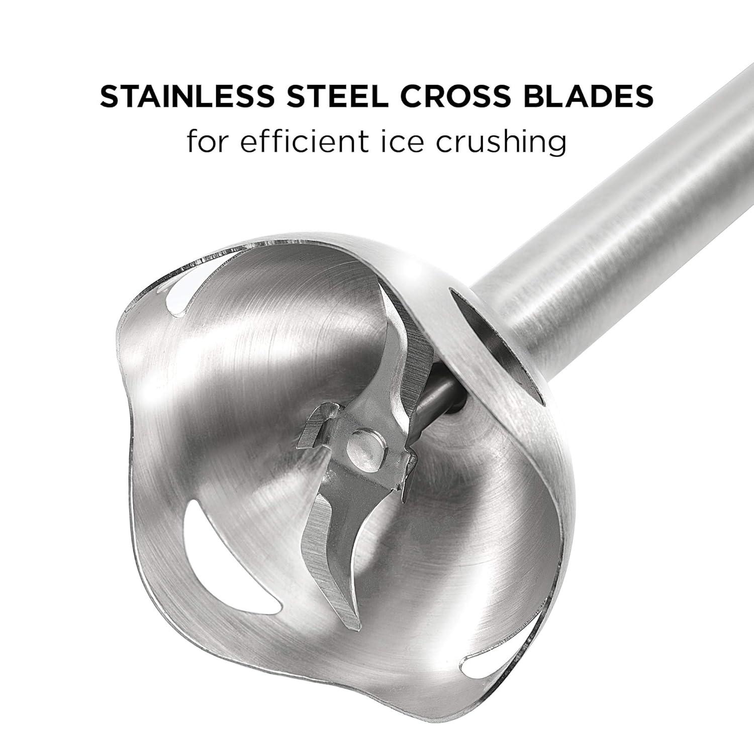 Chefman Chefman Immersion Stick Hand Blender with Stainless Steel Blades