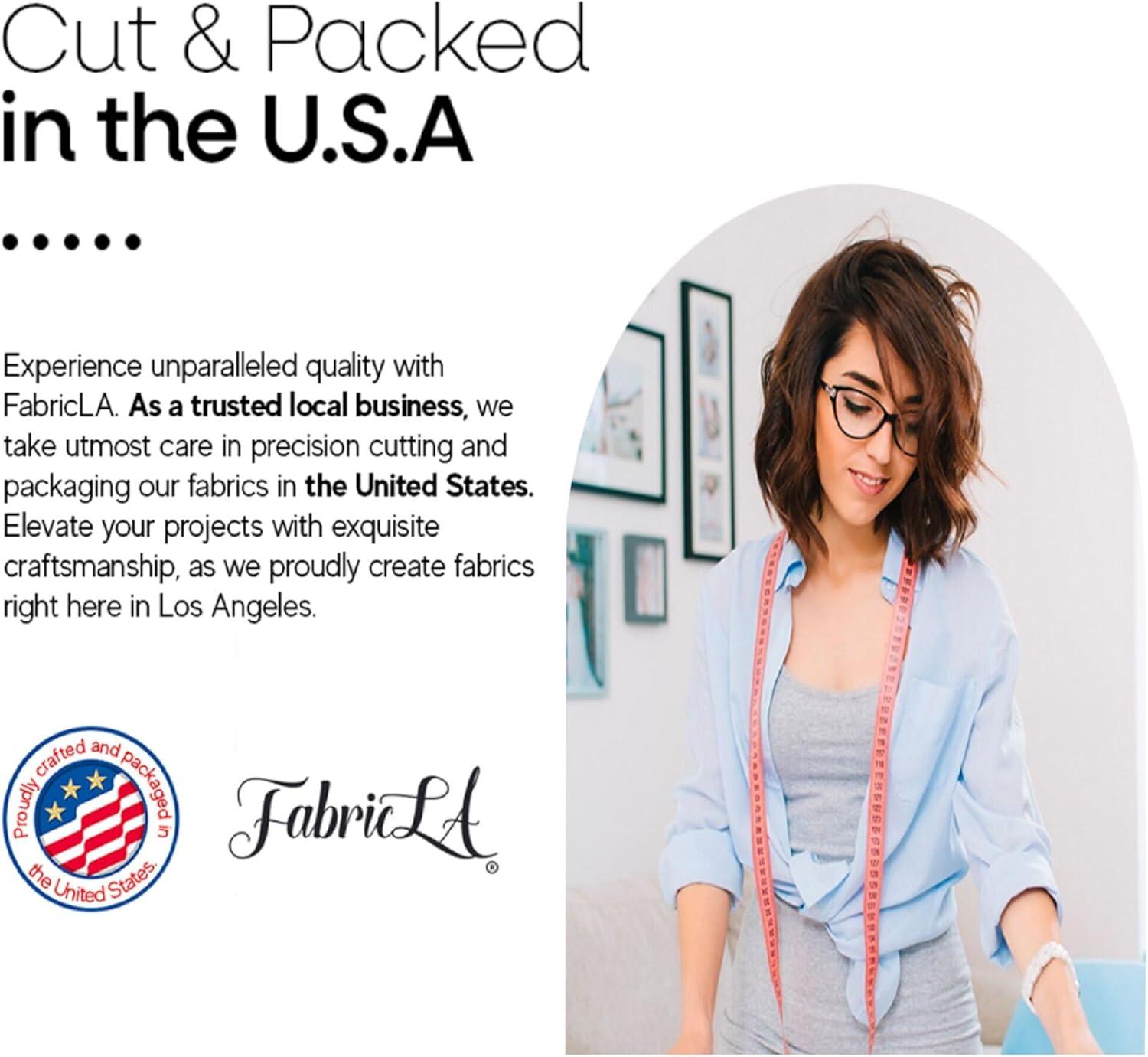 FabricLA Fleece Fabric by The Yard | 1 Yards 36" X60" Inch Wide | Soft Anti-Pill Polar Fleece | Blanket, Throw, Poncho, Pillow Cover, PJ Pants, Booties, Eye Mask - Baby Pink Small Paws