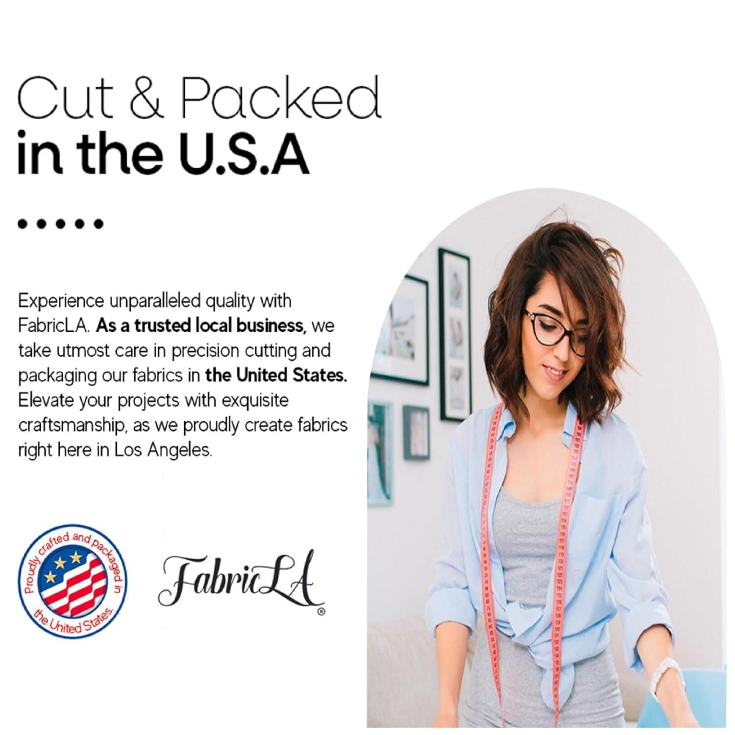 FabricLA Fleece Fabric by The Yard | 1 Yards 36" X60" Inch Wide | Soft Anti-Pill Polar Fleece | Blanket, Throw, Poncho, Pillow Cover, PJ Pants, Booties, Eye Mask - Baby Pink Small Paws