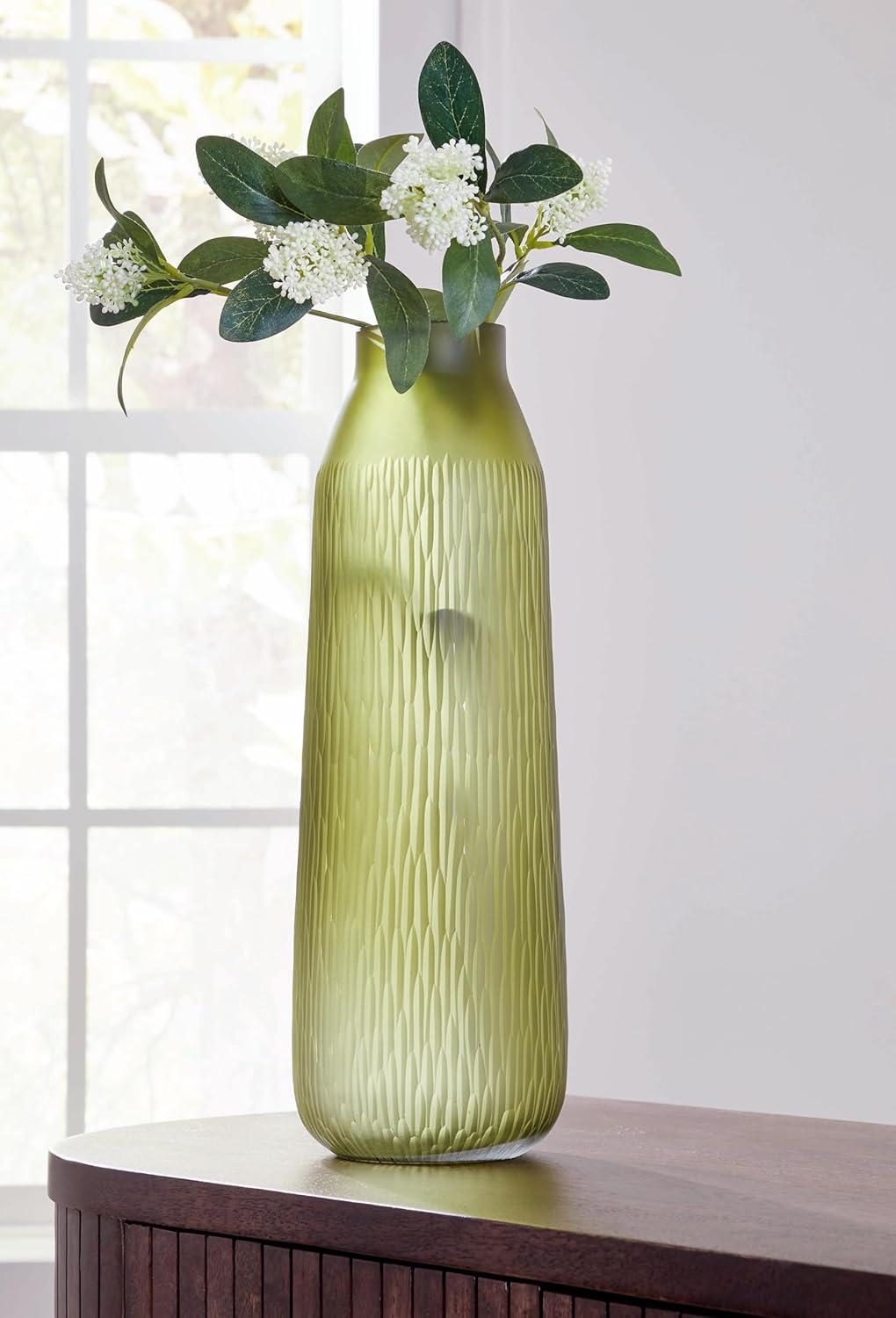 Signature Design by Ashley Scottyard Vase, Olive Green