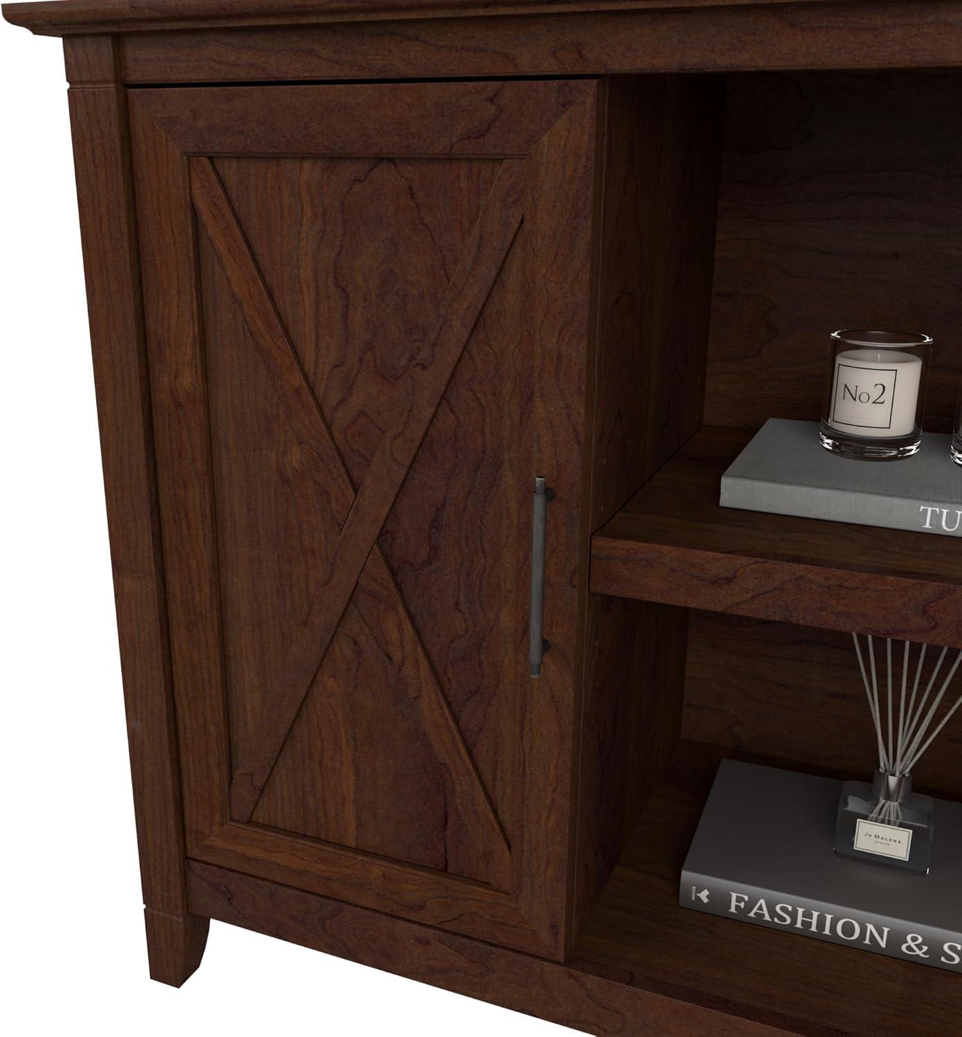 Key West Accent Cabinet with Doors in Bing Cherry - Engineered Wood