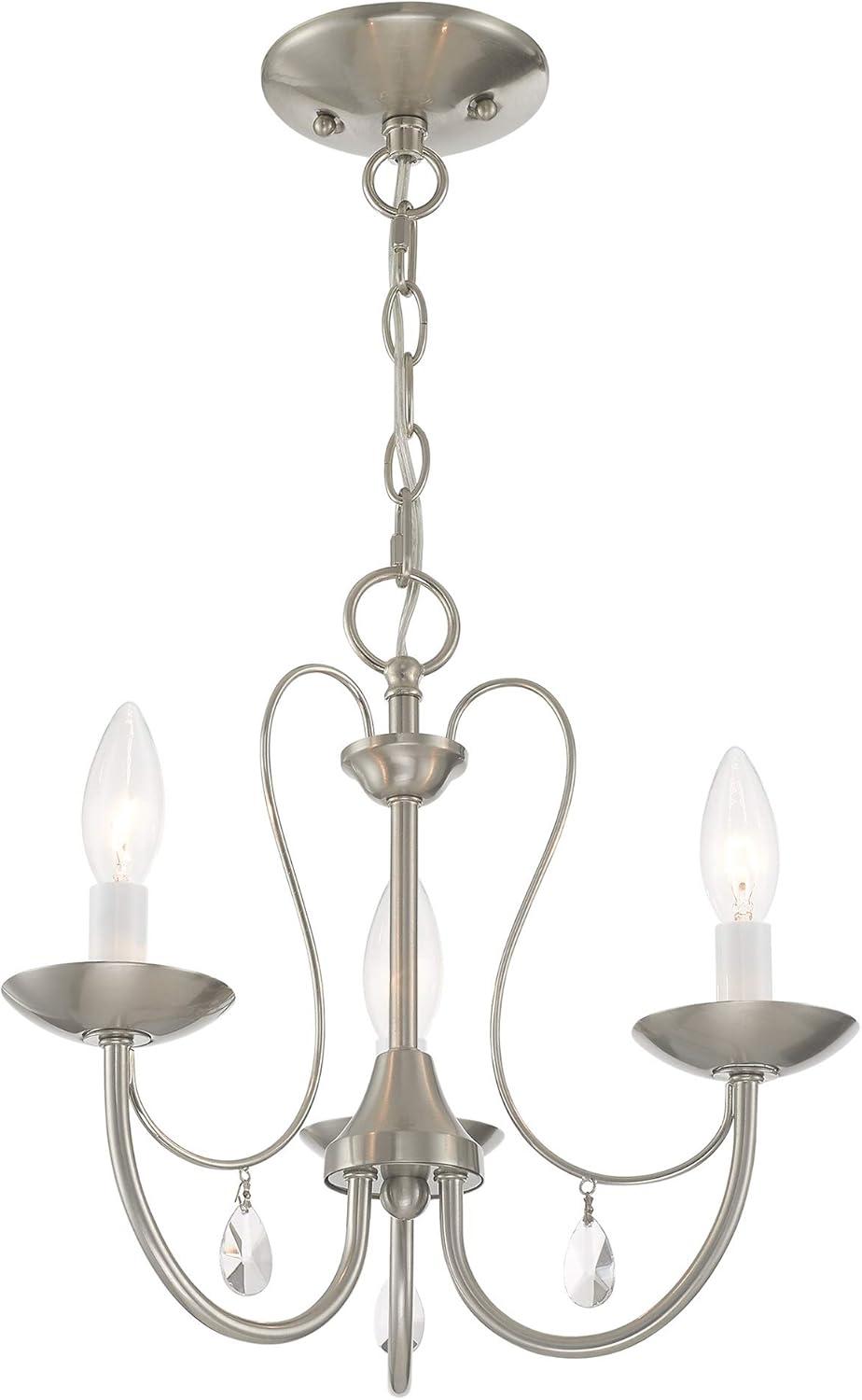 Livex Lighting - Mirabella - 3 Light Chandelier in Farmhouse Style - 14.5 Inches