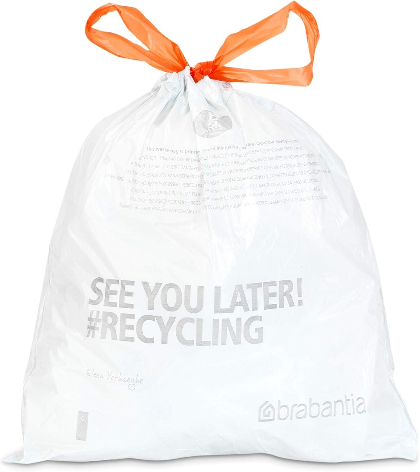 Brabantia Bin Liners, Size B, 5 L - 60 Bags