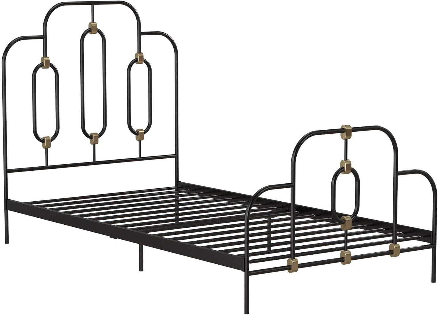 Olivia Metal Open-Frame Bed