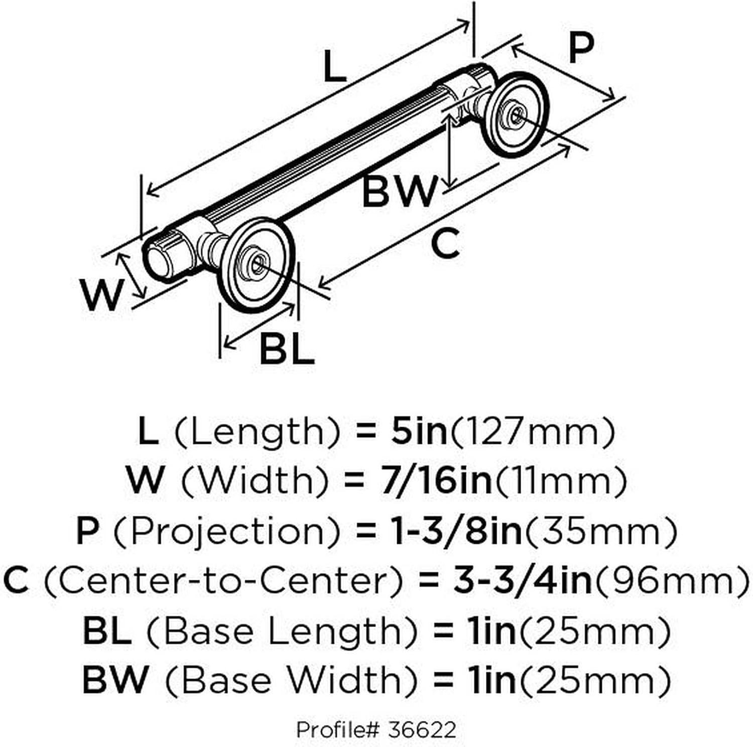 Sea Grass 5 1/16" Center to Center Bar Pull