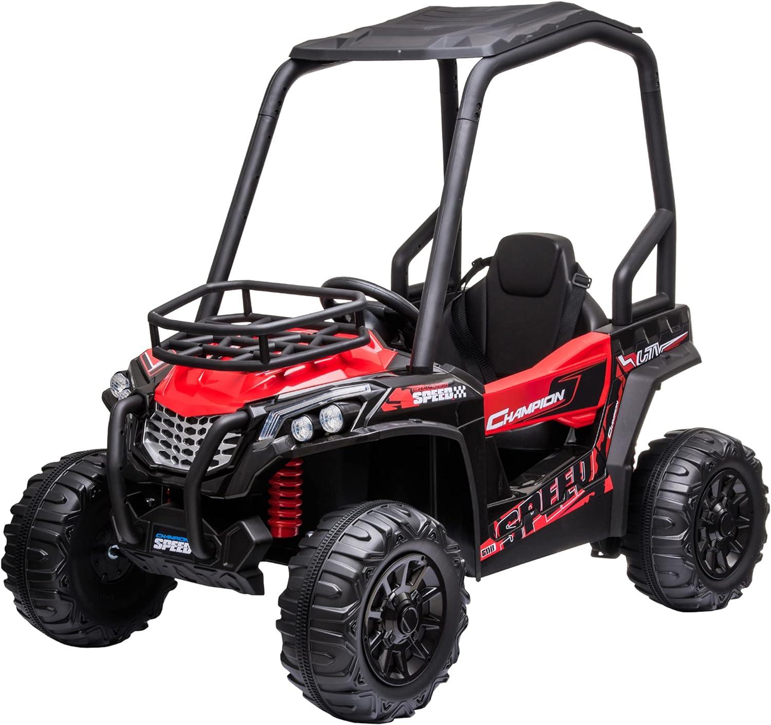 Red 12V Kids Electric Dune Buggy UTV with Remote Control