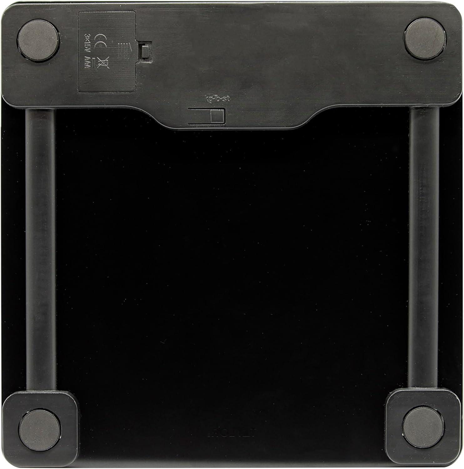 Taylor 12.2" x 12.2" LCD Body Weight Scale Battery Powered, FSA HSA Eligible, 400 lb Capacity, Stainless Steel