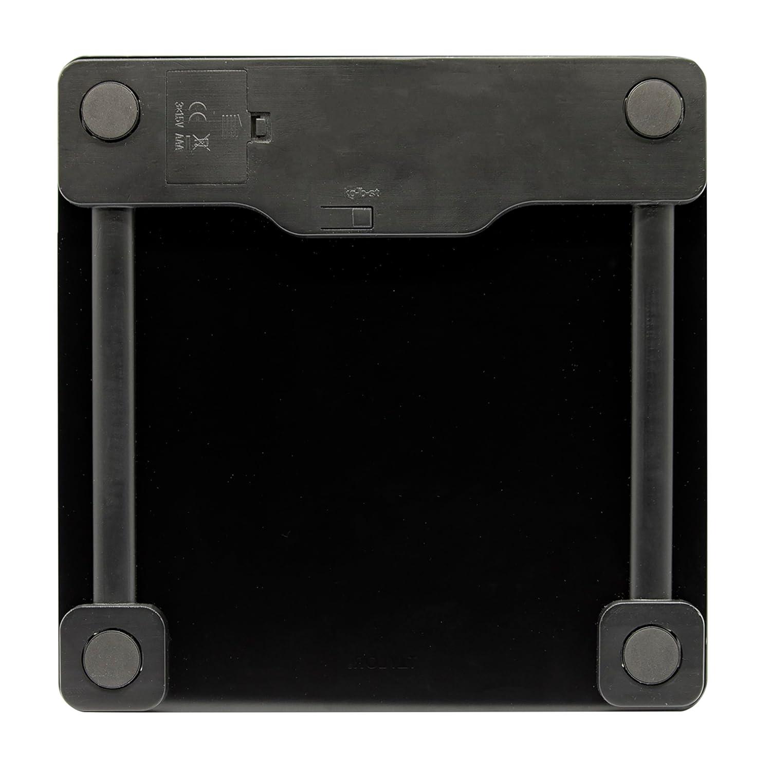 Taylor 12.2" x 12.2" LCD Body Weight Scale Battery Powered, FSA HSA Eligible, 400 lb Capacity, Stainless Steel