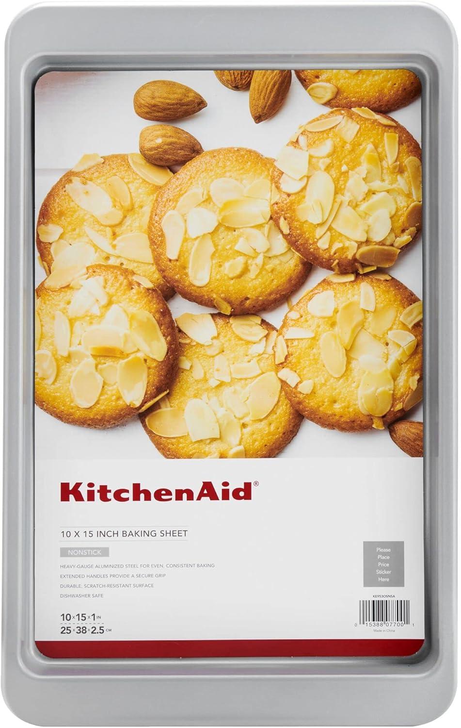 Kitchenaid Metal 0.8MM Non-slip 10X15-inch Baking Sheet