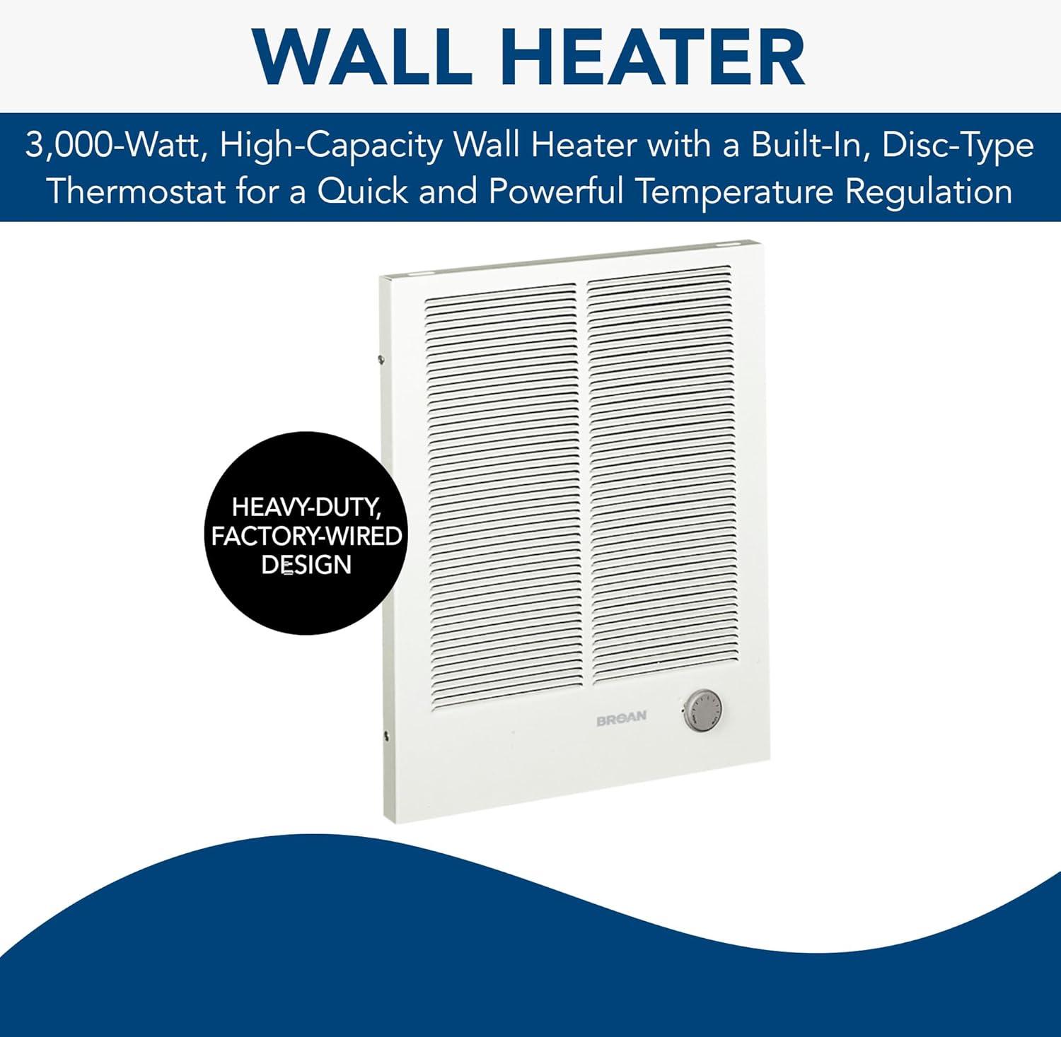 Broan 194 Wall Heater - White