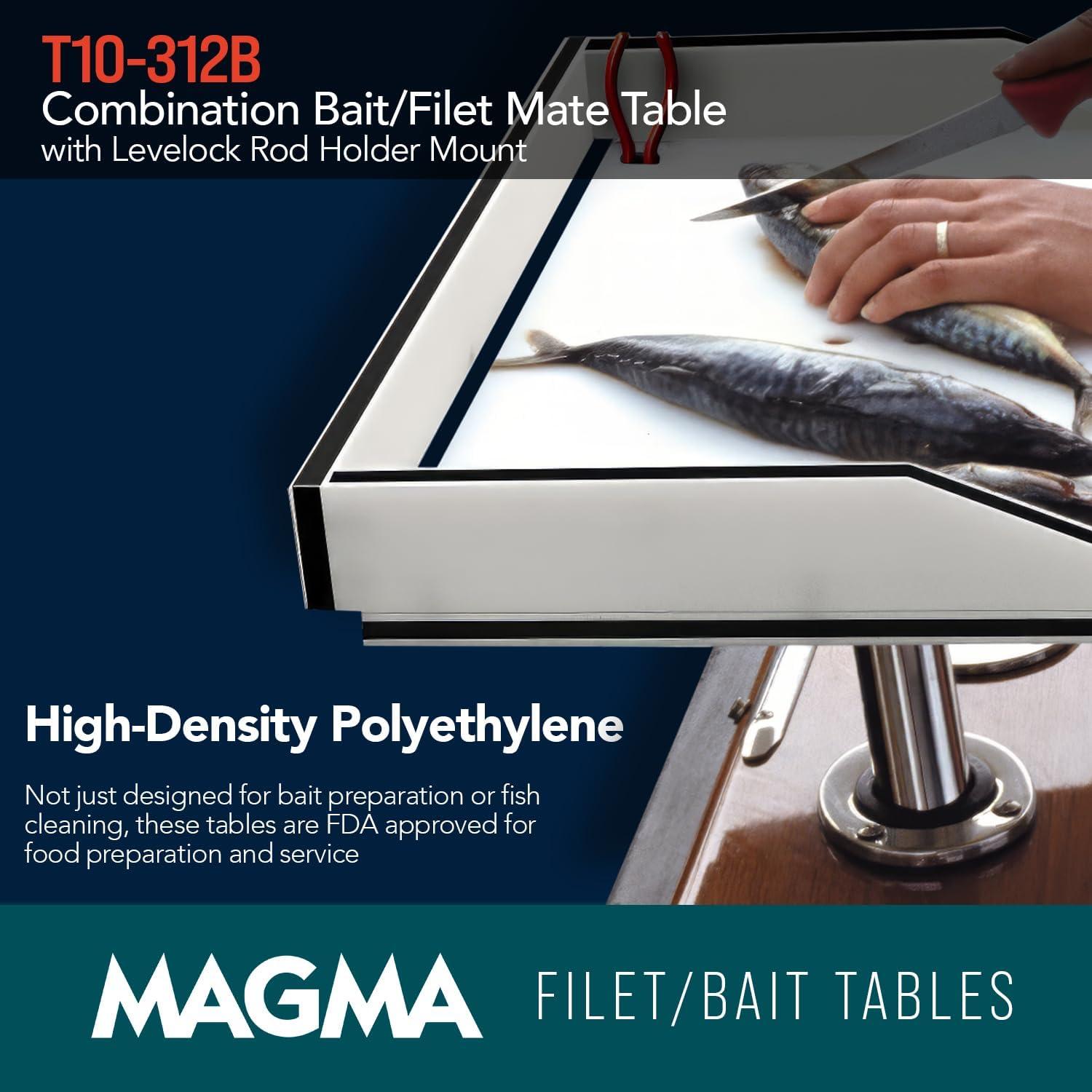 Magma 20" Bait/Fillet Mate Table with LevelLockÂ® Mount