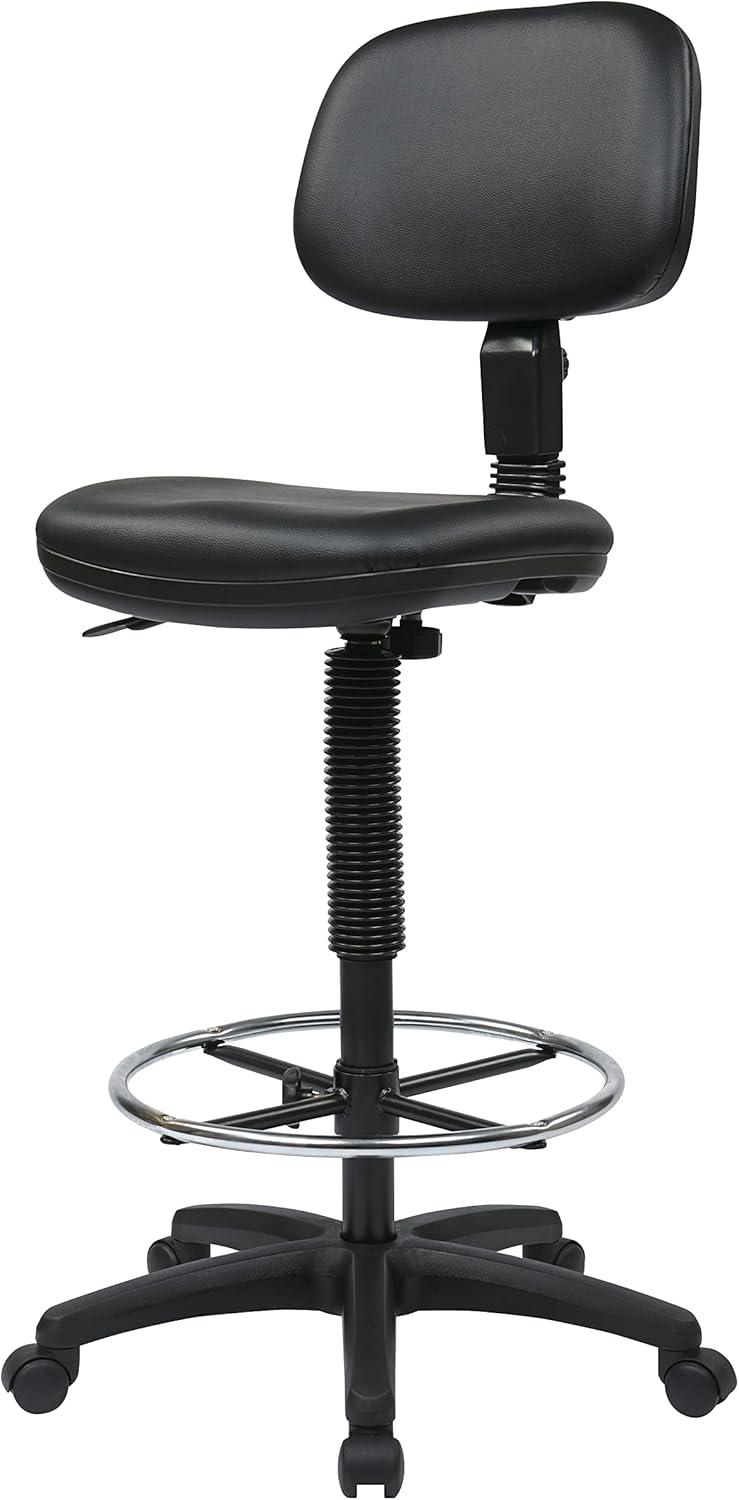 Work Smart Polyester Blend Drafting Chair